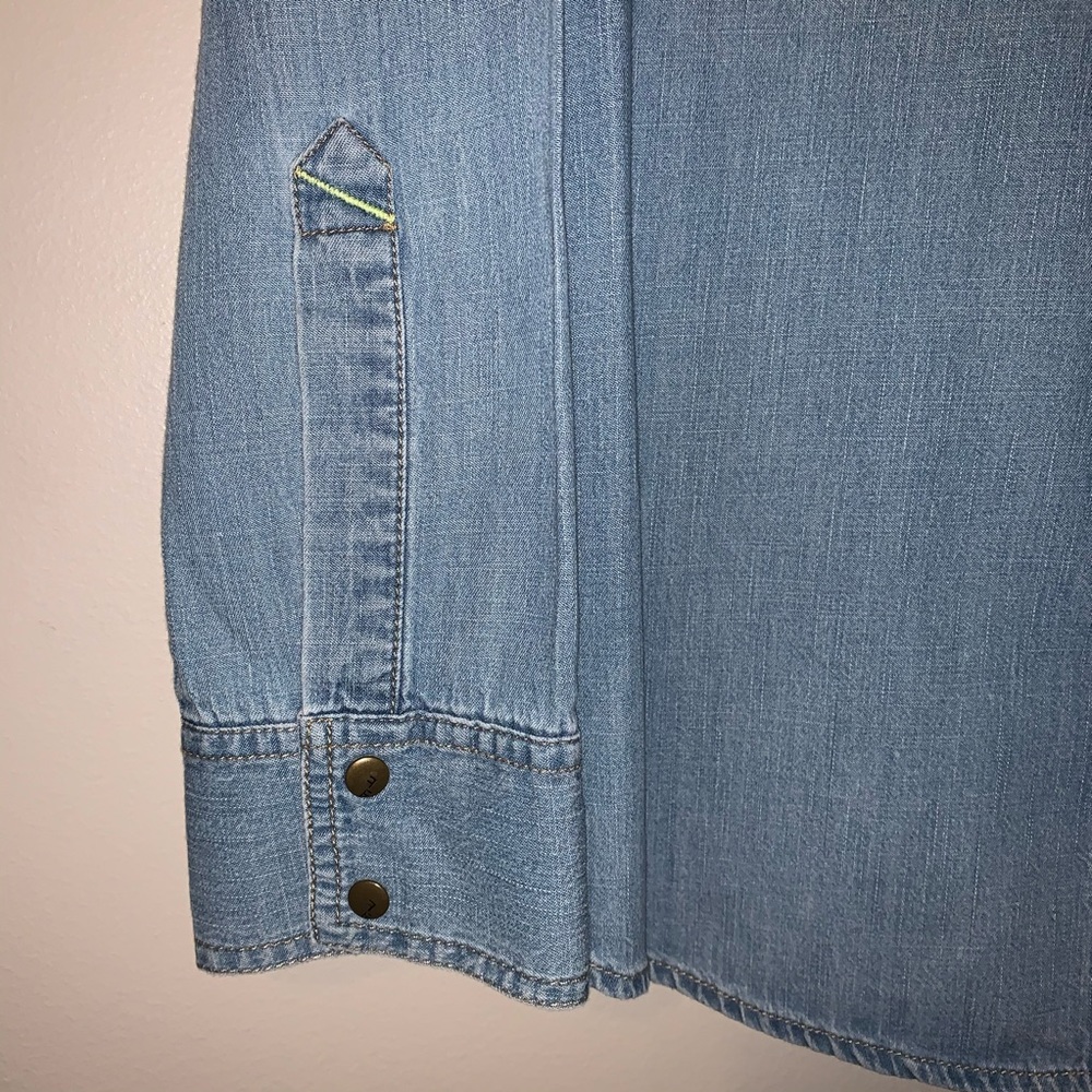 Jean Button Down Shirt - image 4